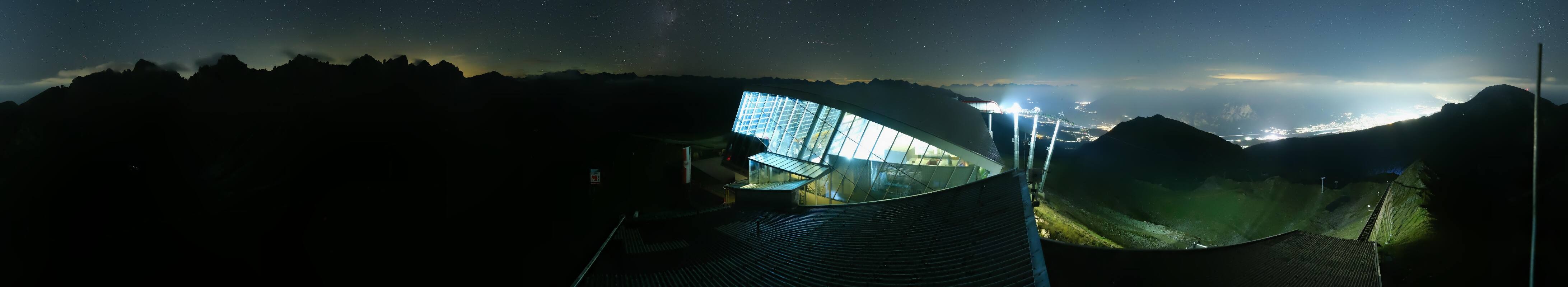 Archiv Foto Webcam Axamer Lizum: Bergstation Olympiabahn
