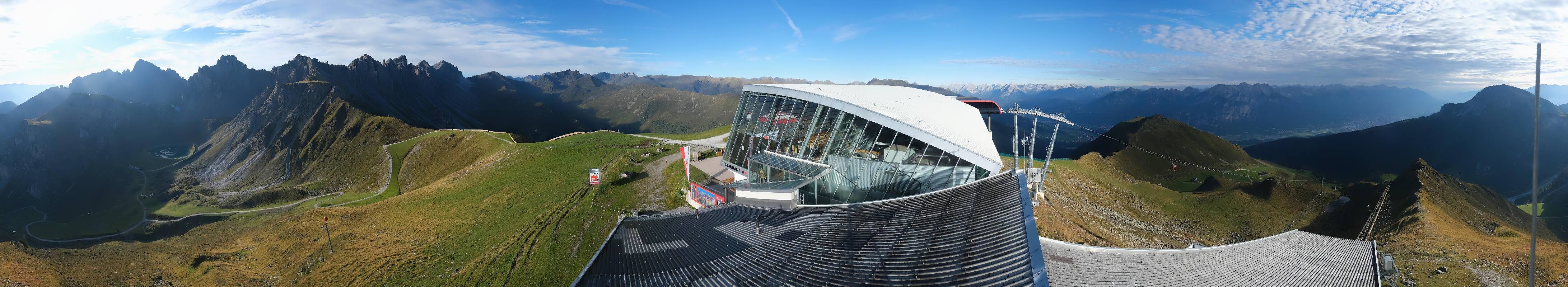 Archiv Foto Webcam Axamer Lizum: Bergstation Olympiabahn