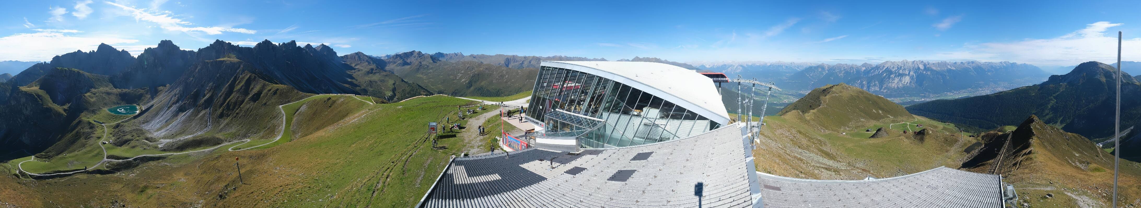 Archiv Foto Webcam Axamer Lizum: Bergstation Olympiabahn