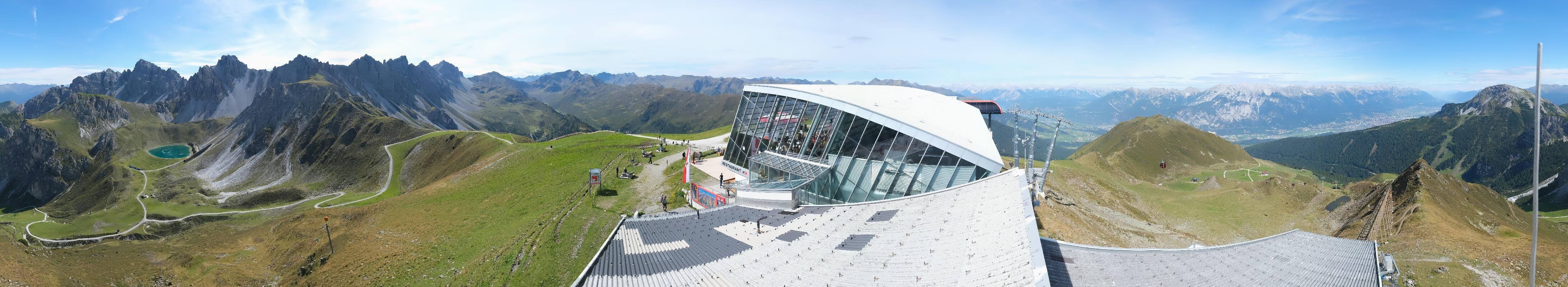 Archiv Foto Webcam Axamer Lizum: Bergstation Olympiabahn