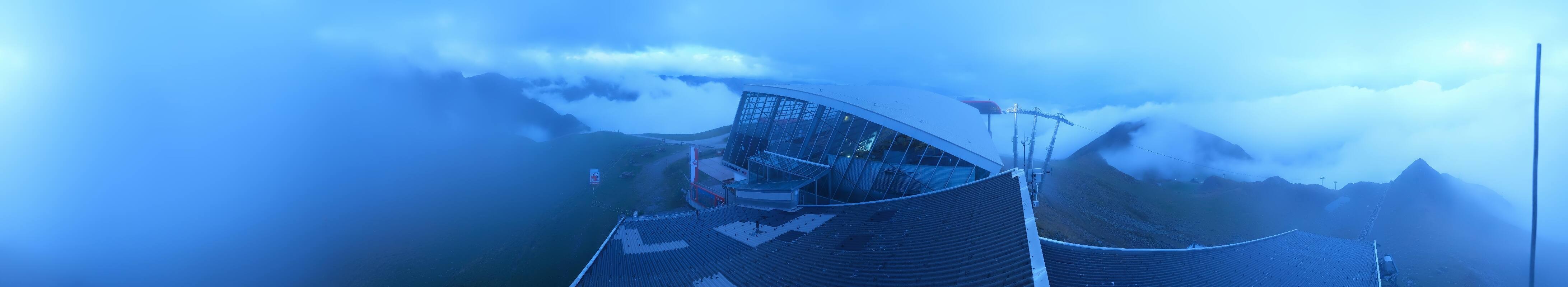 Archiv Foto Webcam Axamer Lizum: Bergstation Olympiabahn