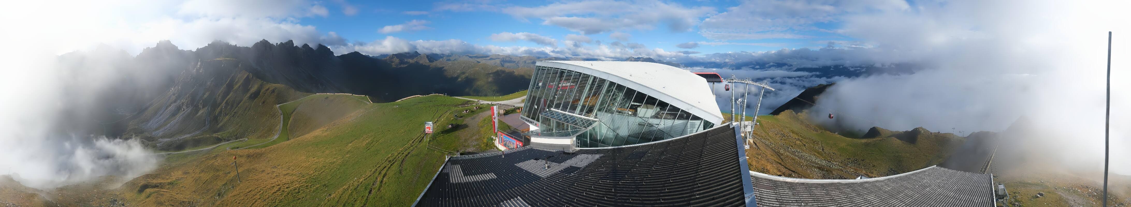 Archiv Foto Webcam Axamer Lizum: Bergstation Olympiabahn