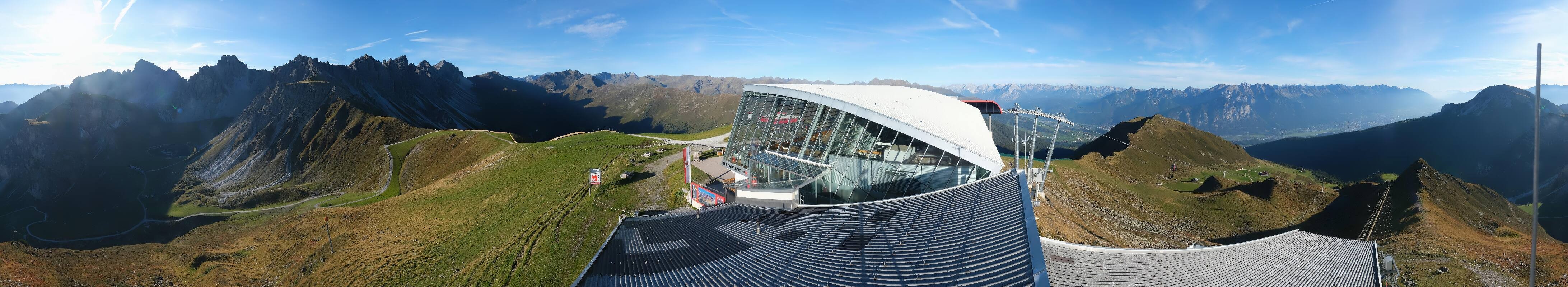 Archiv Foto Webcam Axamer Lizum: Bergstation Olympiabahn