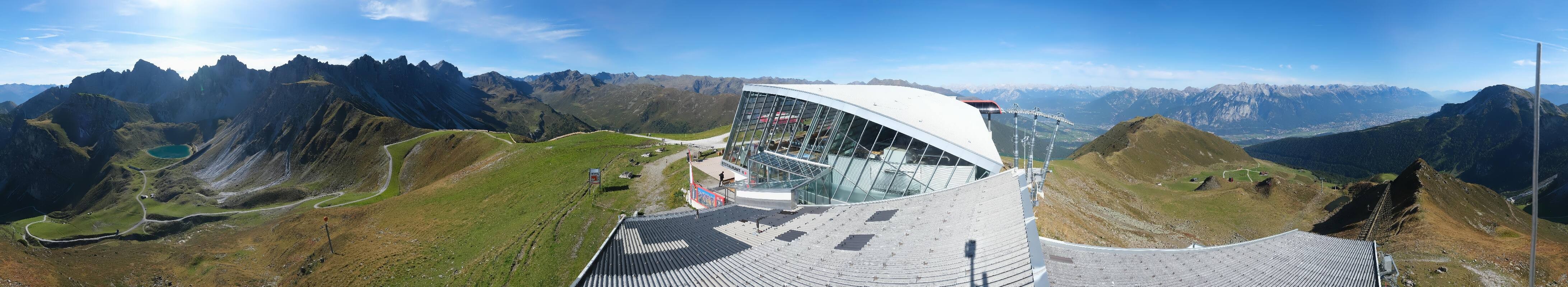 Archiv Foto Webcam Axamer Lizum: Bergstation Olympiabahn