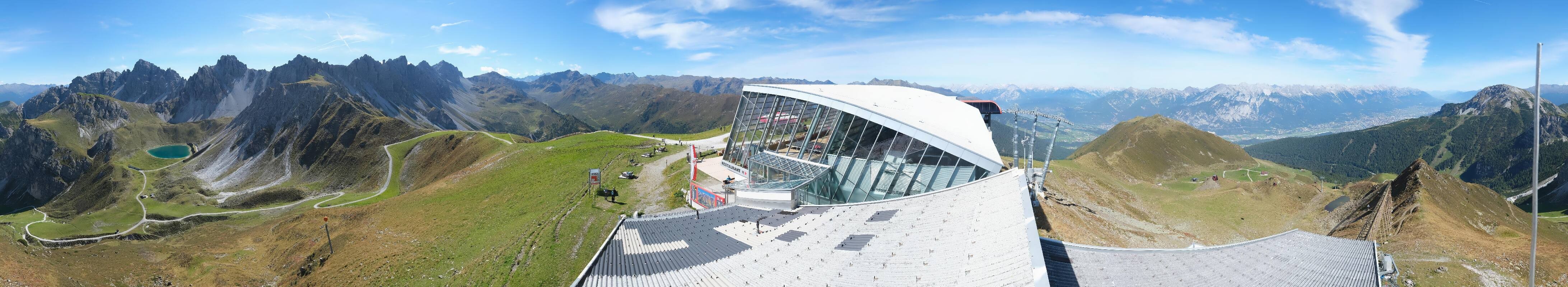 Archiv Foto Webcam Axamer Lizum: Bergstation Olympiabahn