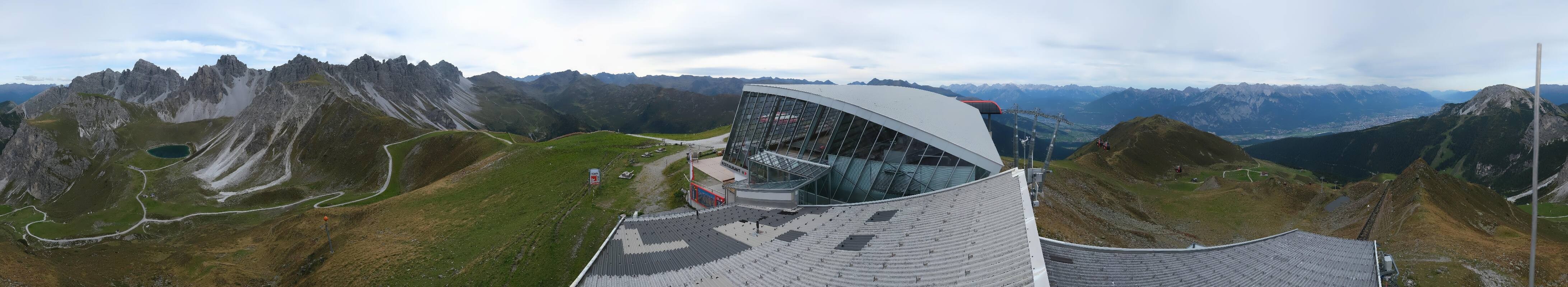 Archiv Foto Webcam Axamer Lizum: Bergstation Olympiabahn