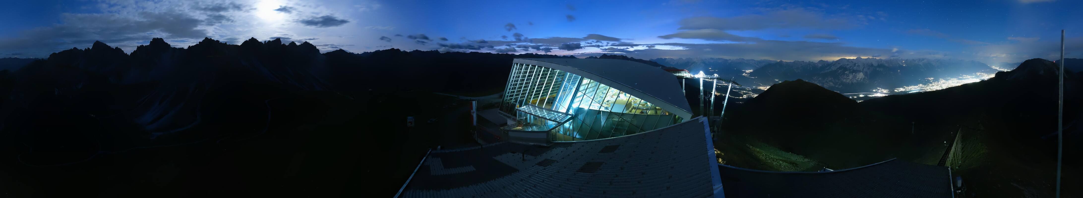 Archiv Foto Webcam Axamer Lizum: Bergstation Olympiabahn