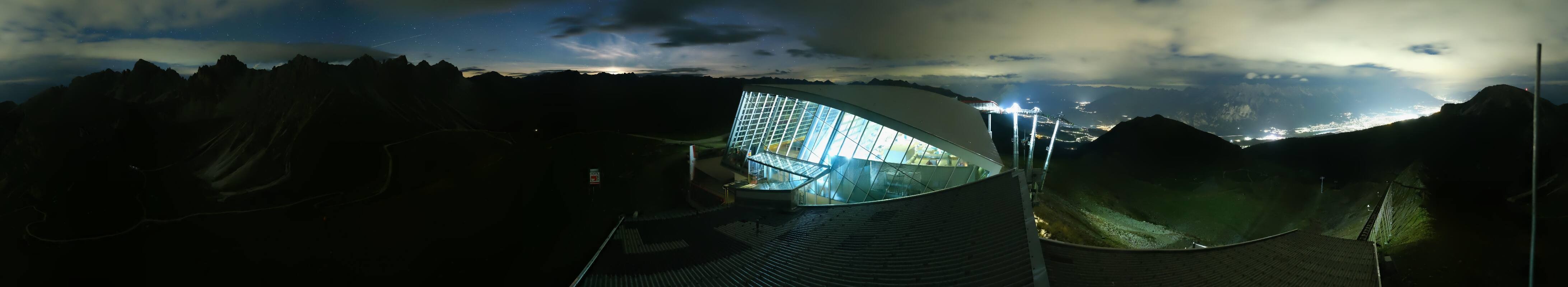 Archiv Foto Webcam Axamer Lizum: Bergstation Olympiabahn