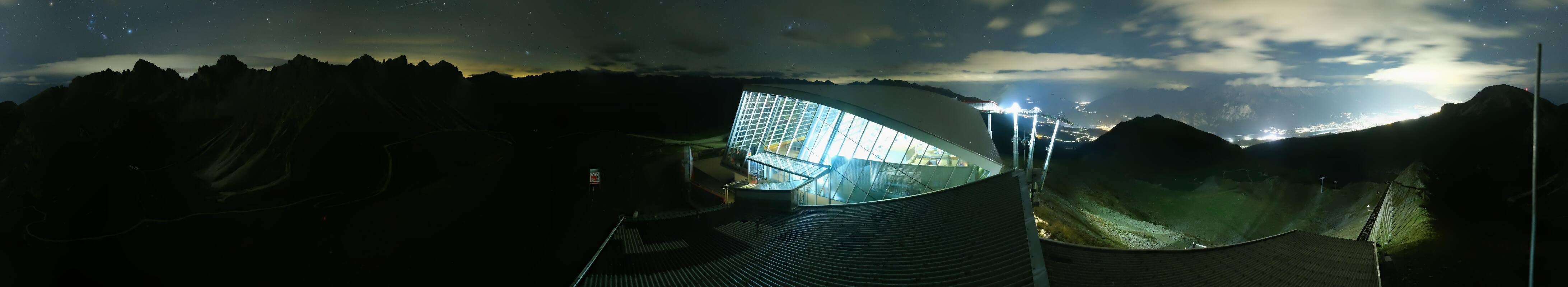 Archiv Foto Webcam Axamer Lizum: Bergstation Olympiabahn