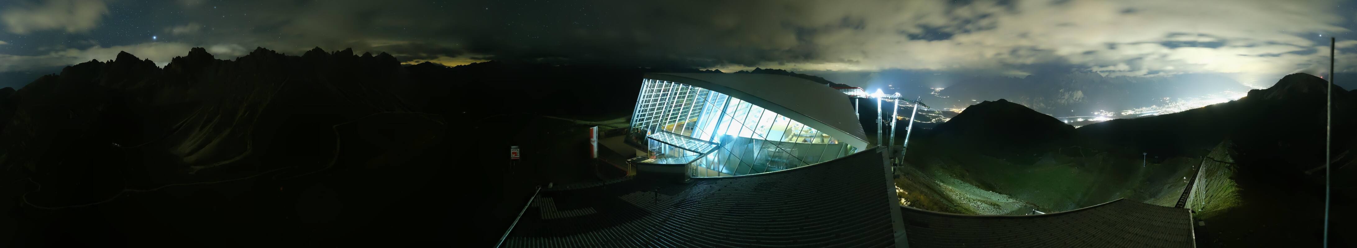 Archiv Foto Webcam Axamer Lizum: Bergstation Olympiabahn