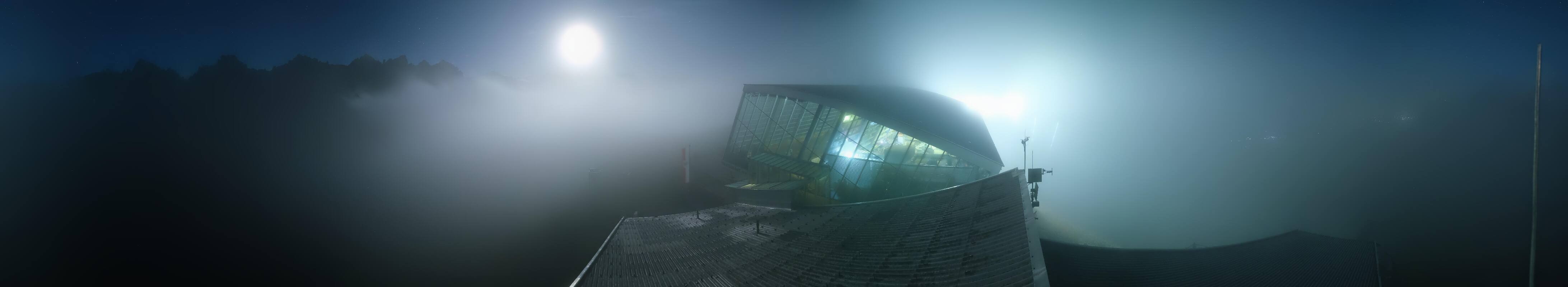 Archiv Foto Webcam Axamer Lizum: Bergstation Olympiabahn
