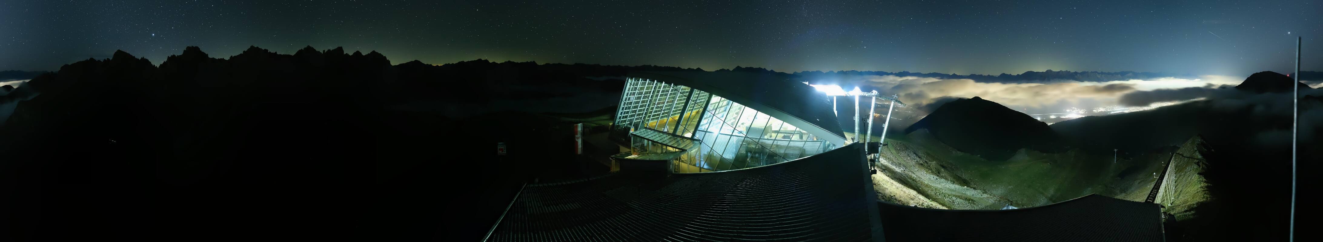 Archiv Foto Webcam Axamer Lizum: Bergstation Olympiabahn