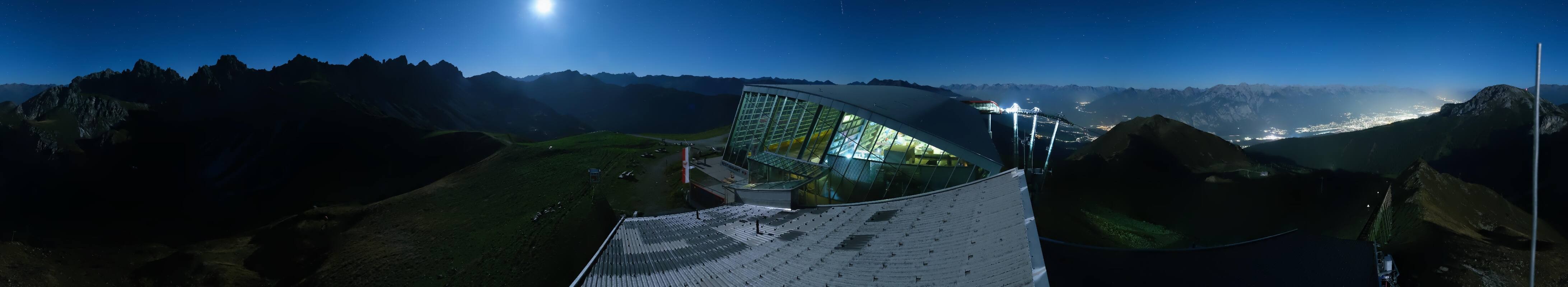 Archiv Foto Webcam Axamer Lizum: Bergstation Olympiabahn
