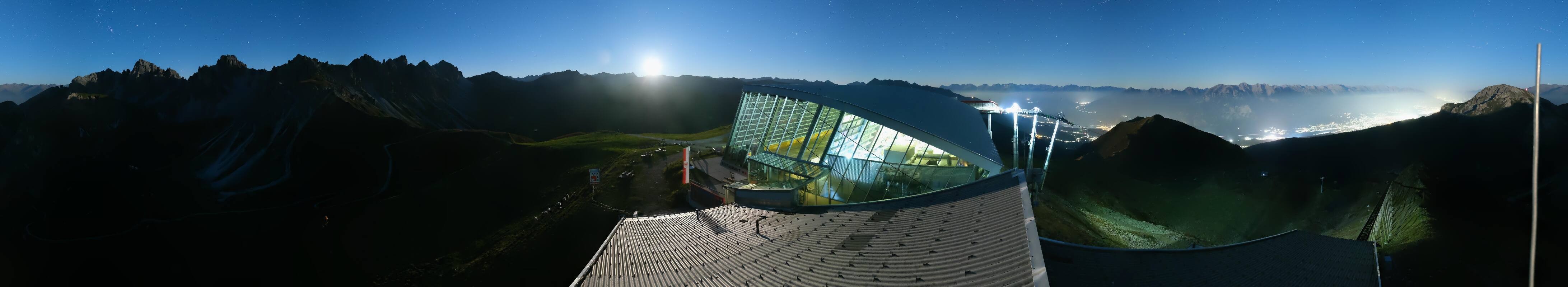 Archiv Foto Webcam Axamer Lizum: Bergstation Olympiabahn