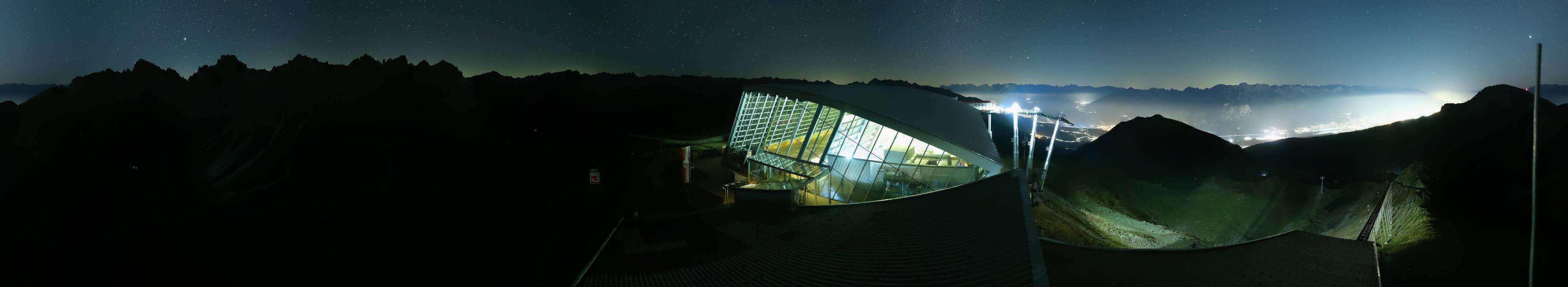 Archiv Foto Webcam Axamer Lizum: Bergstation Olympiabahn