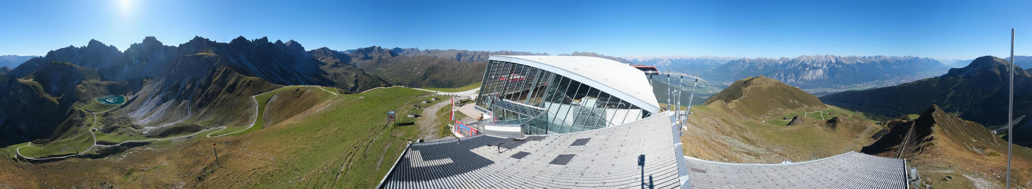 Archiv Foto Webcam Axamer Lizum: Bergstation Olympiabahn