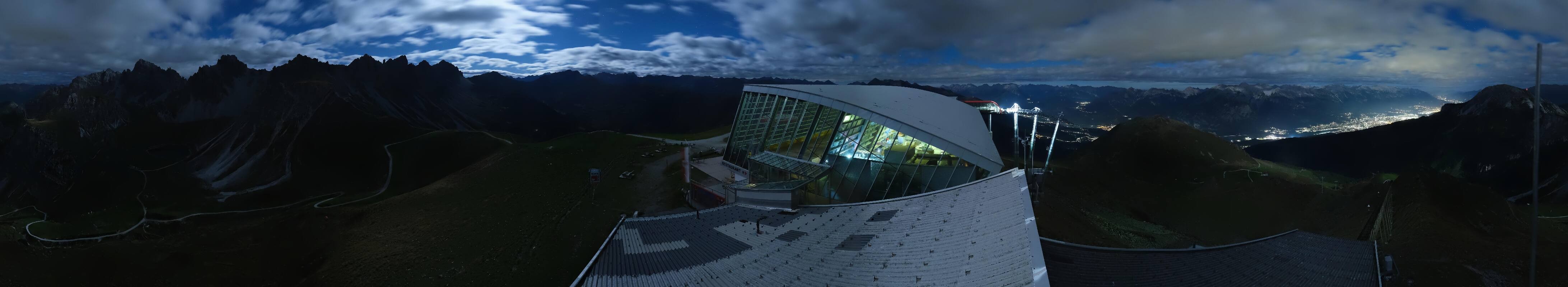 Archiv Foto Webcam Axamer Lizum: Bergstation Olympiabahn