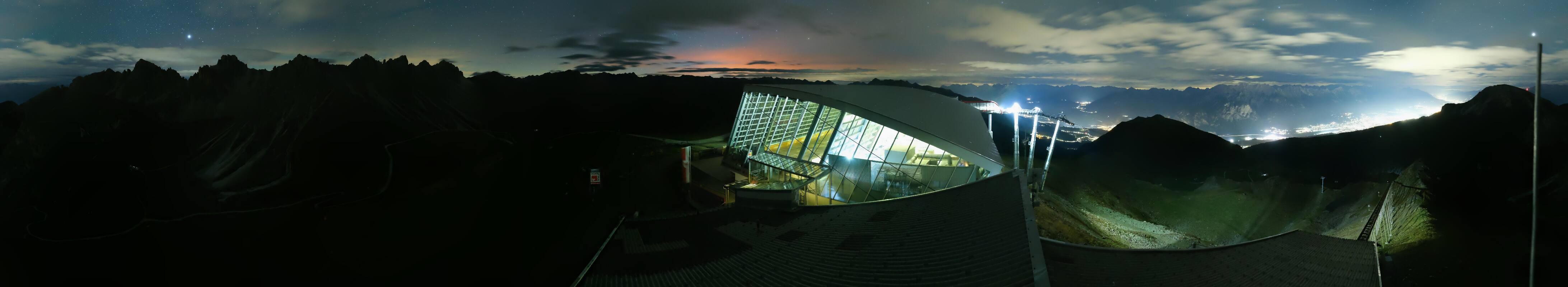 Archiv Foto Webcam Axamer Lizum: Bergstation Olympiabahn