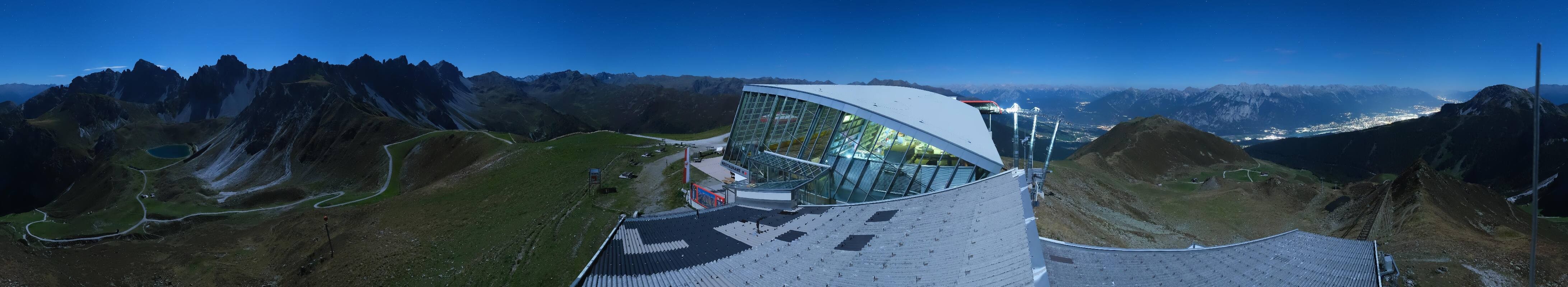 Archiv Foto Webcam Axamer Lizum: Bergstation Olympiabahn