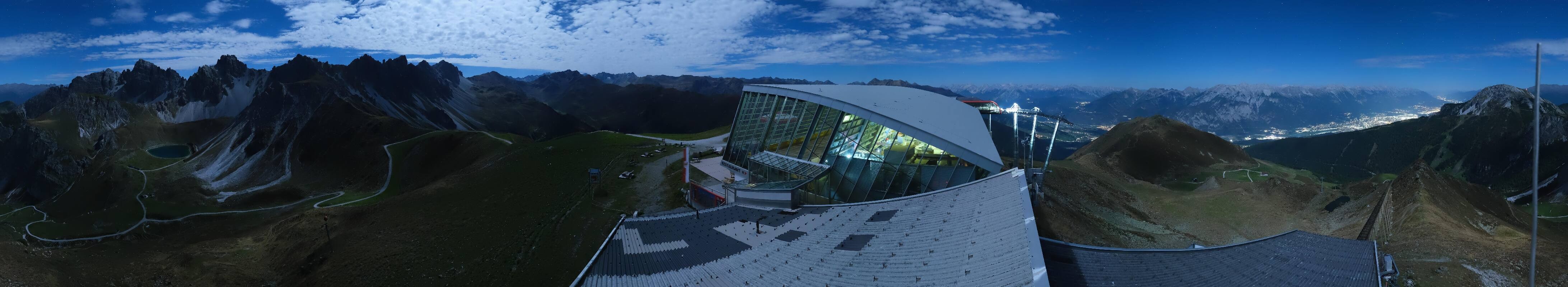 Archiv Foto Webcam Axamer Lizum: Bergstation Olympiabahn