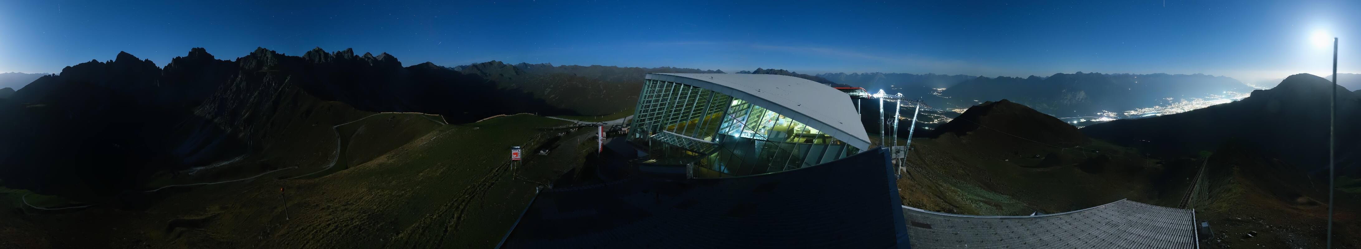 Archiv Foto Webcam Axamer Lizum: Bergstation Olympiabahn