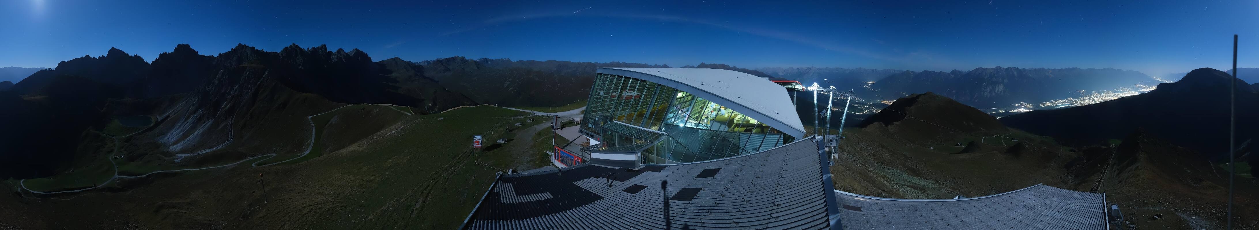Archiv Foto Webcam Axamer Lizum: Bergstation Olympiabahn