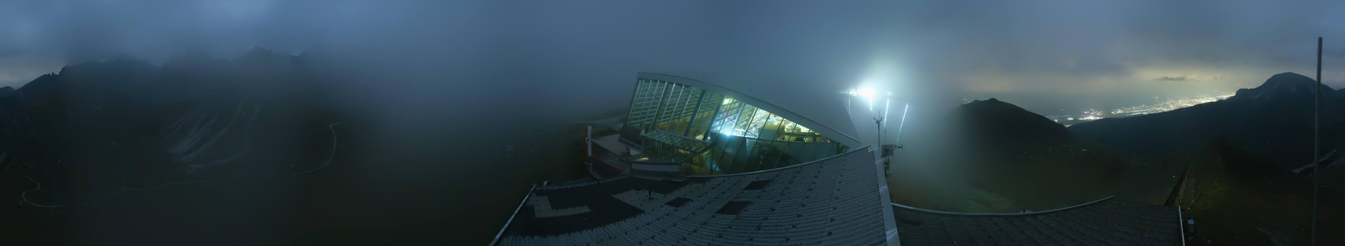 Archiv Foto Webcam Axamer Lizum: Bergstation Olympiabahn