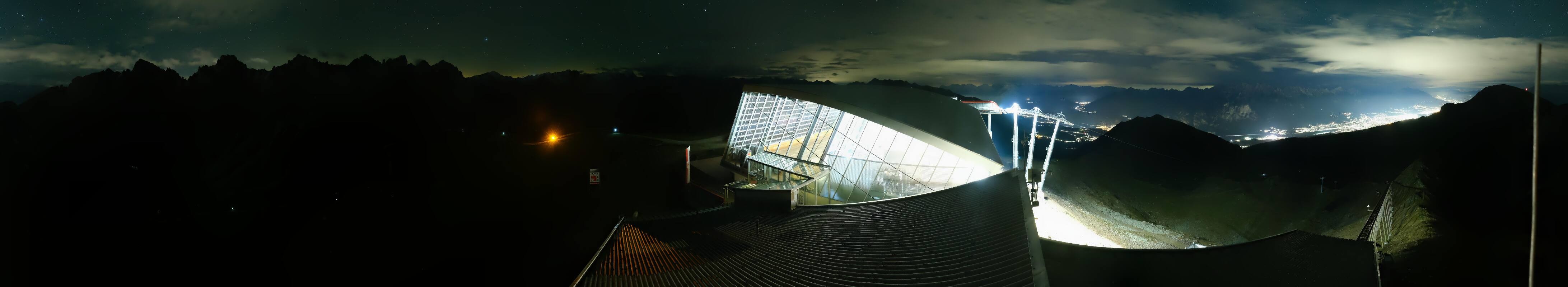 Archiv Foto Webcam Axamer Lizum: Bergstation Olympiabahn