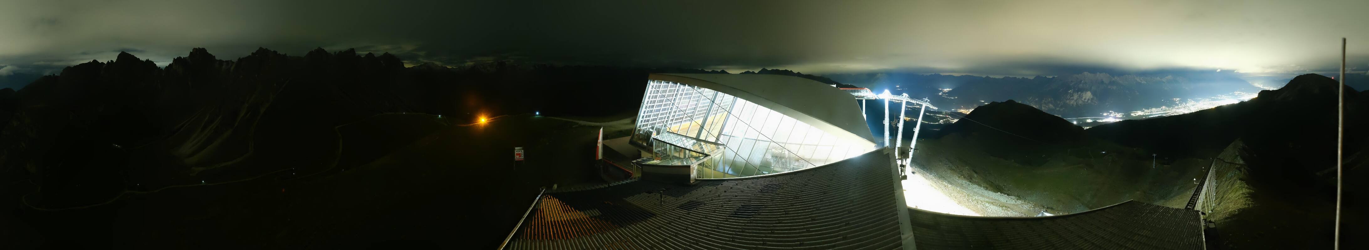 Archiv Foto Webcam Axamer Lizum: Bergstation Olympiabahn