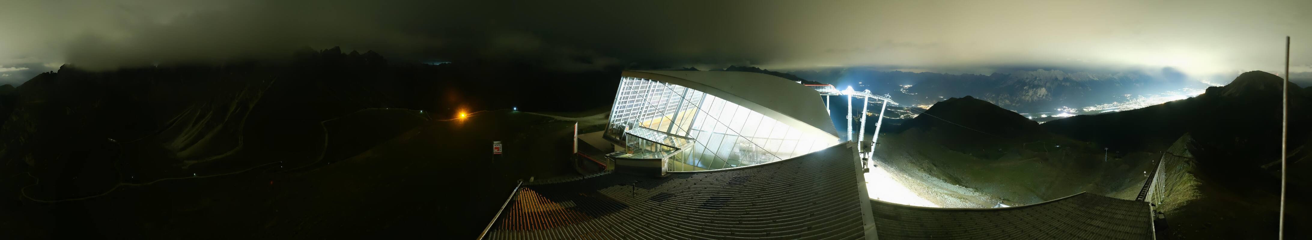 Archiv Foto Webcam Axamer Lizum: Bergstation Olympiabahn