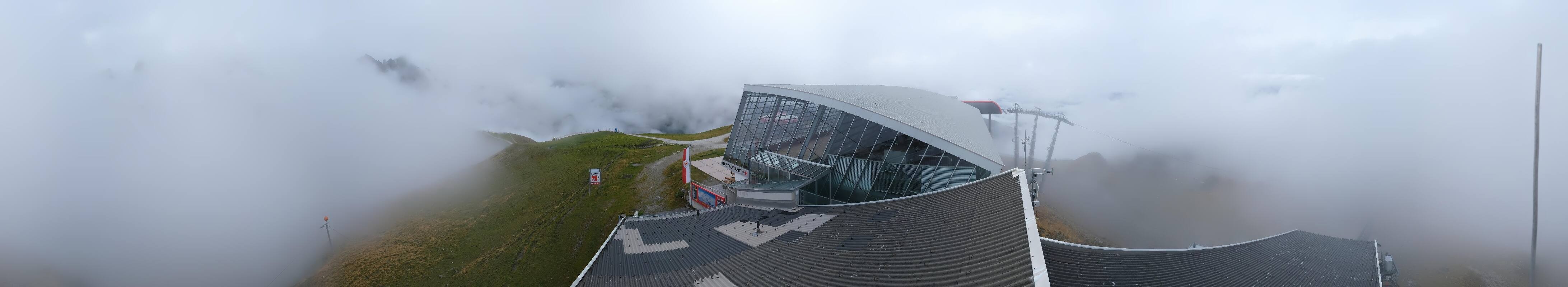 Archiv Foto Webcam Axamer Lizum: Bergstation Olympiabahn