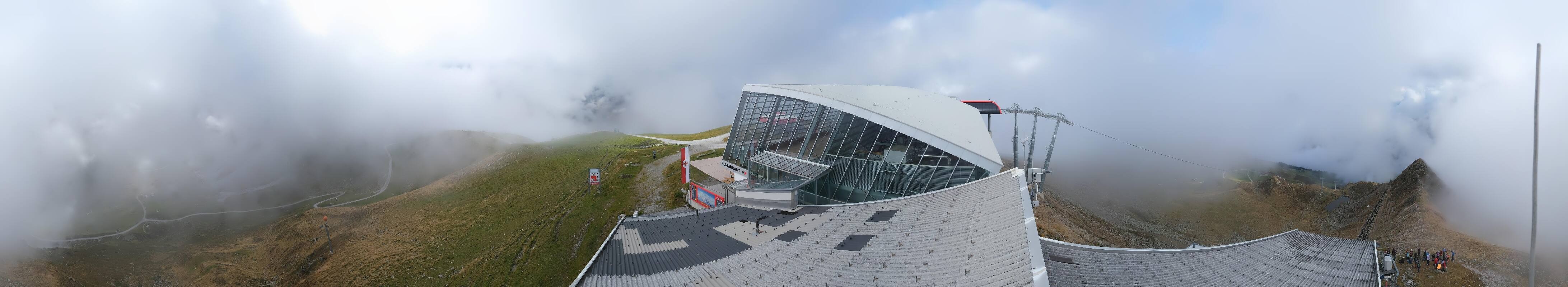 Archiv Foto Webcam Axamer Lizum: Bergstation Olympiabahn