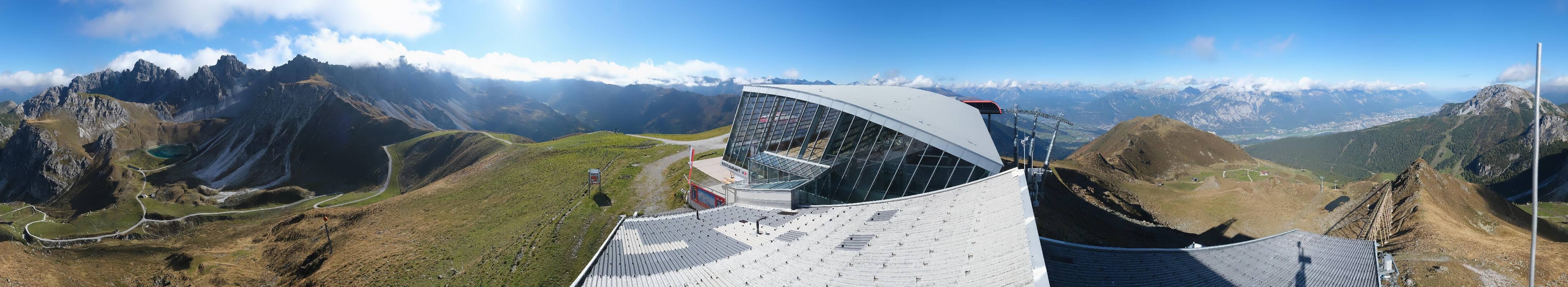 Archiv Foto Webcam Axamer Lizum: Bergstation Olympiabahn