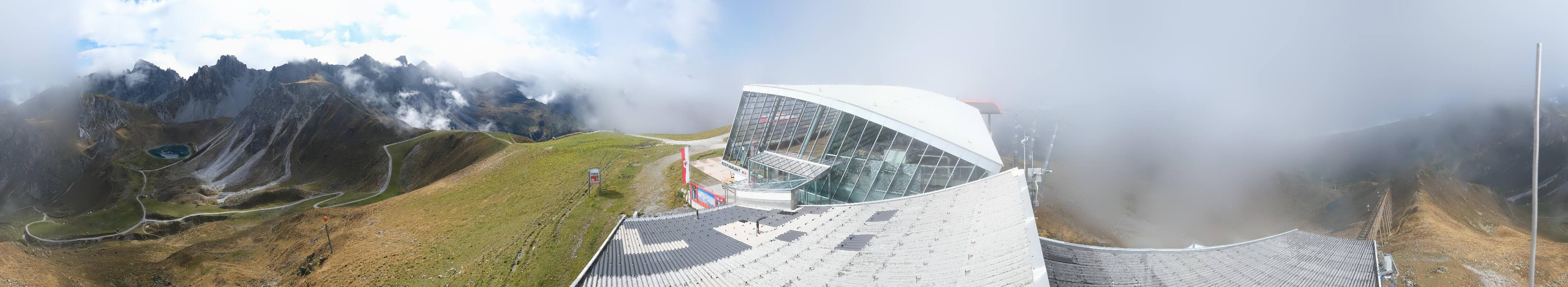 Archiv Foto Webcam Axamer Lizum: Bergstation Olympiabahn
