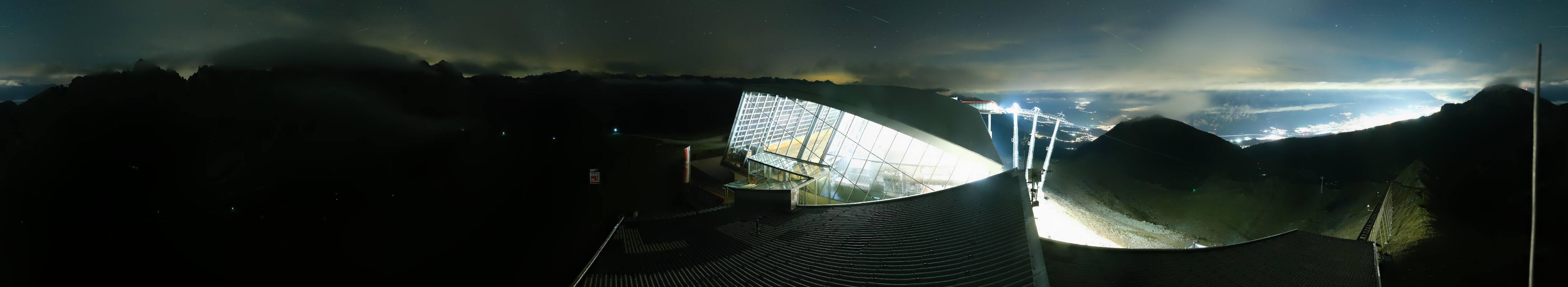 Archiv Foto Webcam Axamer Lizum: Bergstation Olympiabahn