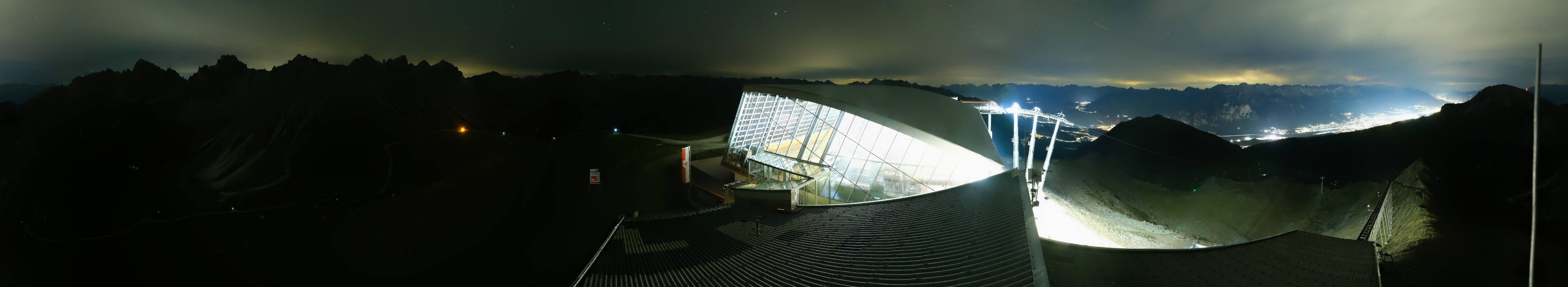 Archiv Foto Webcam Axamer Lizum: Bergstation Olympiabahn
