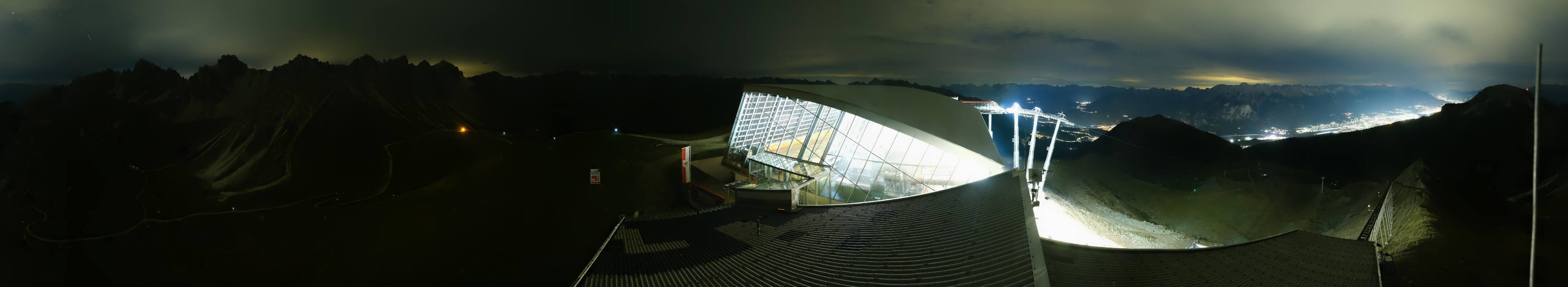 Archiv Foto Webcam Axamer Lizum: Bergstation Olympiabahn
