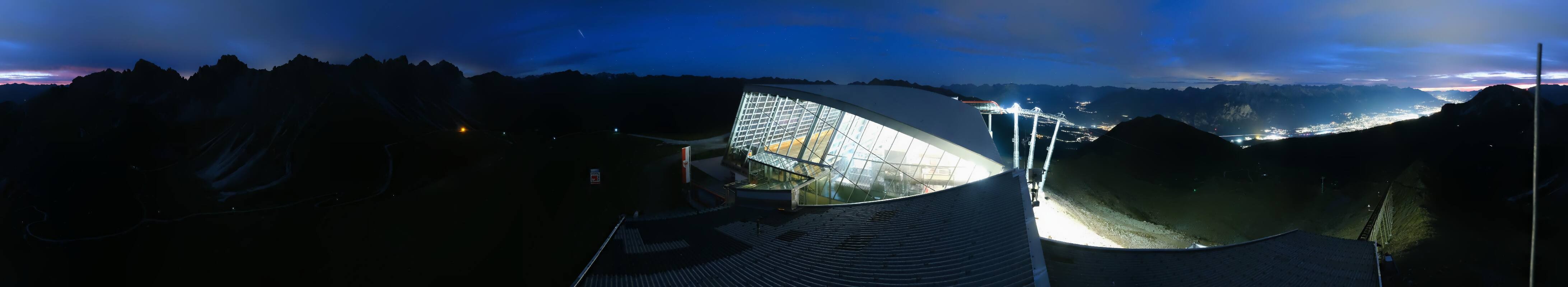 Archiv Foto Webcam Axamer Lizum: Bergstation Olympiabahn