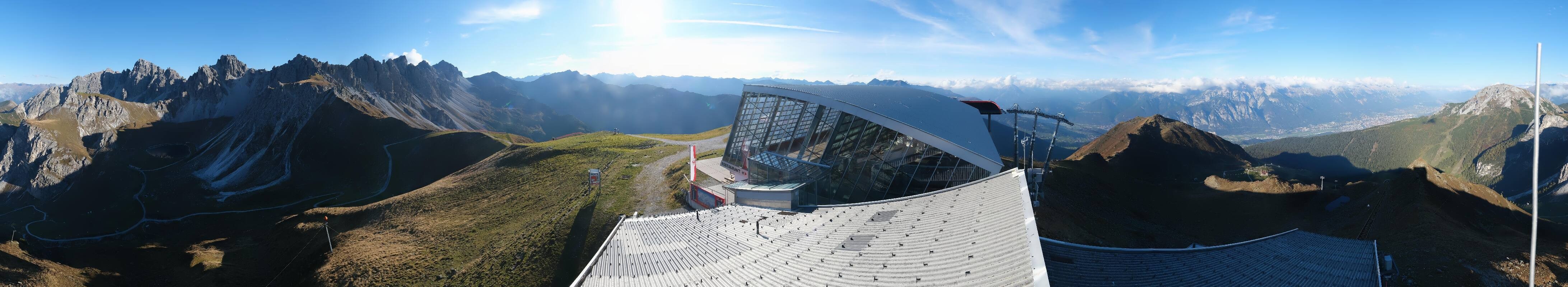 Archiv Foto Webcam Axamer Lizum: Bergstation Olympiabahn