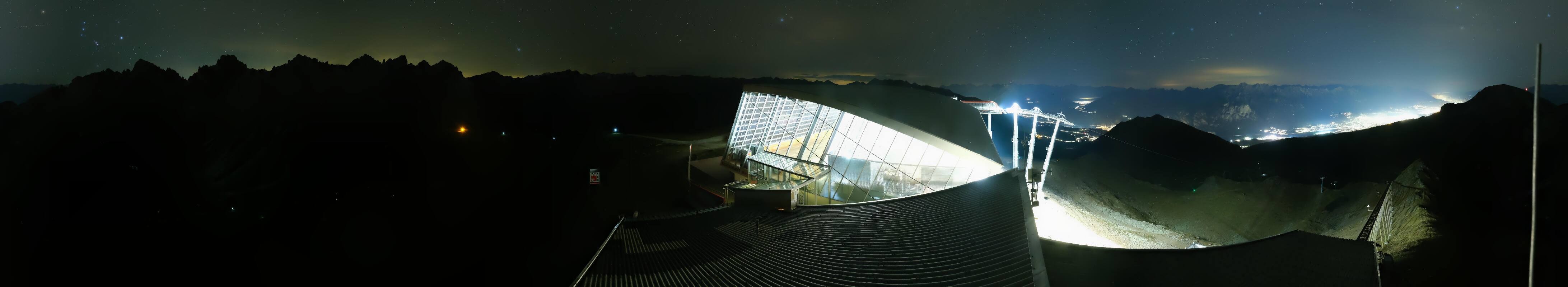 Archiv Foto Webcam Axamer Lizum: Bergstation Olympiabahn