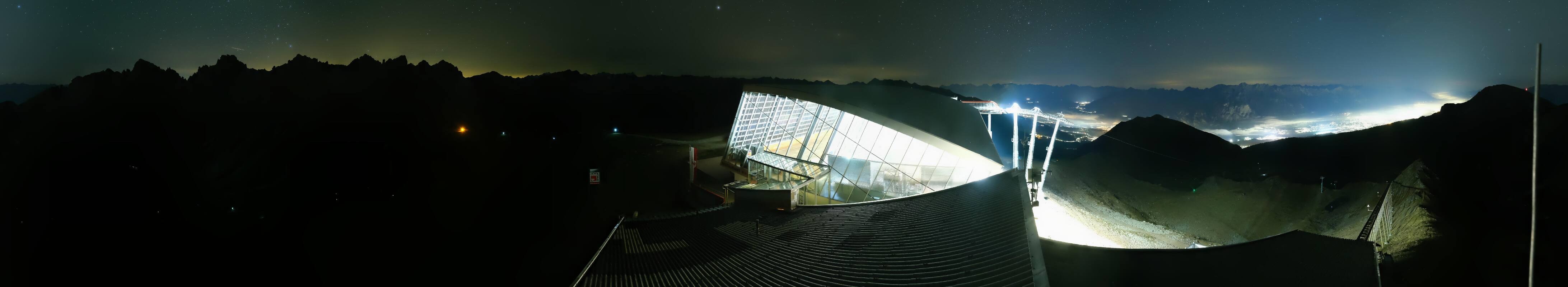 Archiv Foto Webcam Axamer Lizum: Bergstation Olympiabahn