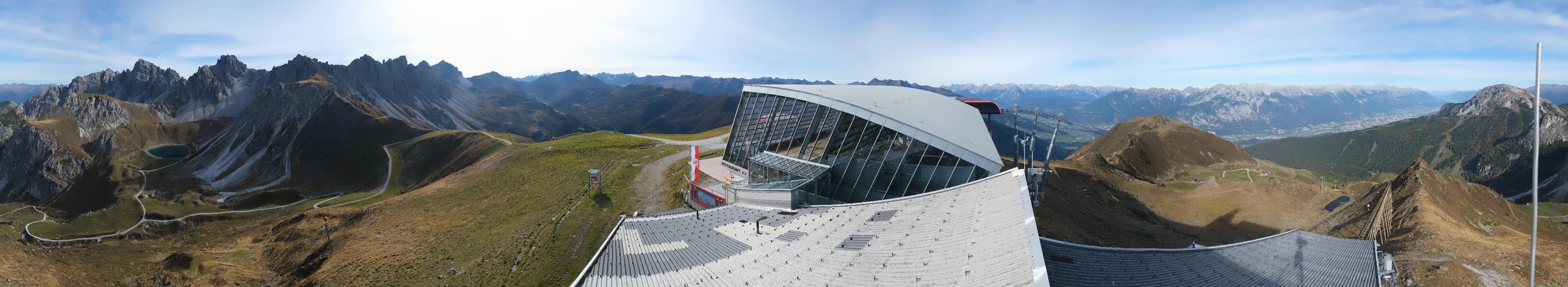Archiv Foto Webcam Axamer Lizum: Bergstation Olympiabahn