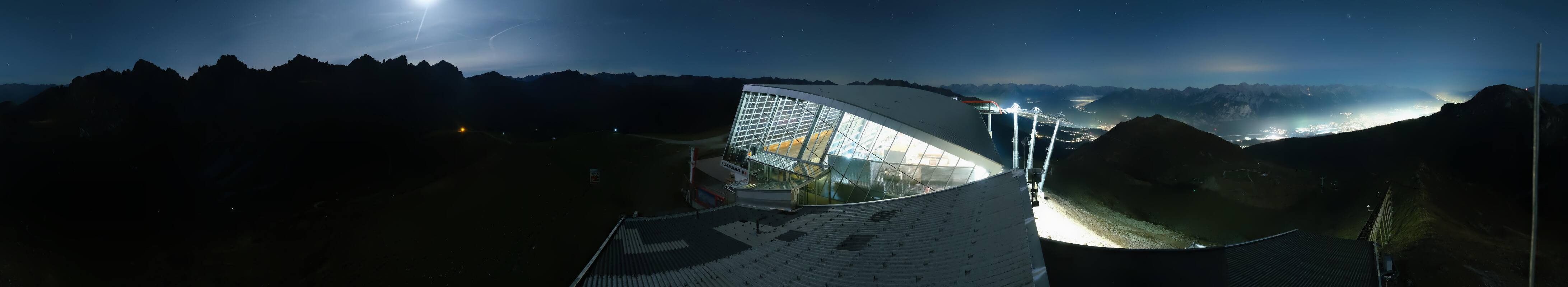 Archiv Foto Webcam Axamer Lizum: Bergstation Olympiabahn