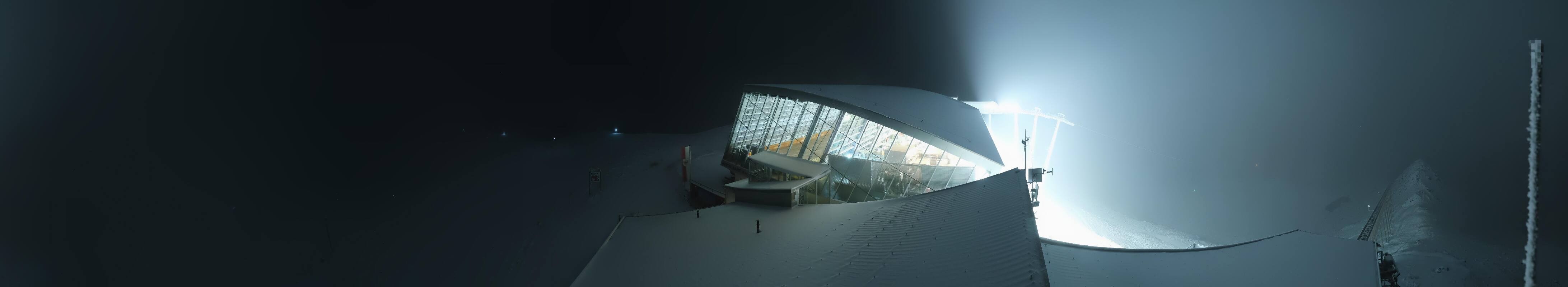 Archiv Foto Webcam Axamer Lizum: Bergstation Olympiabahn