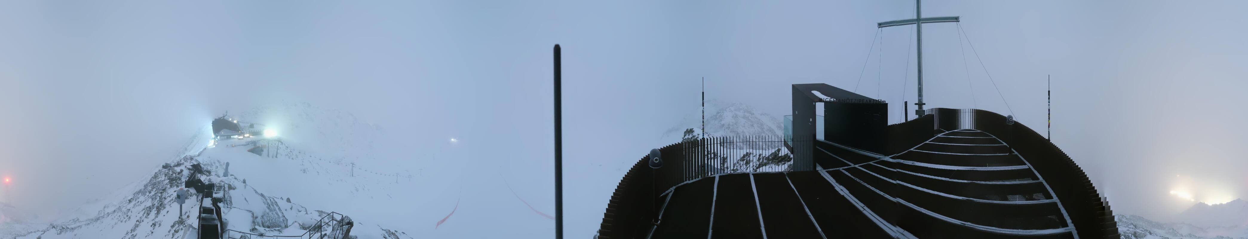 Archiv Foto Webcam Schnalstaler Gletscher - Aussichtsplattform Iceman Ötzi Peak