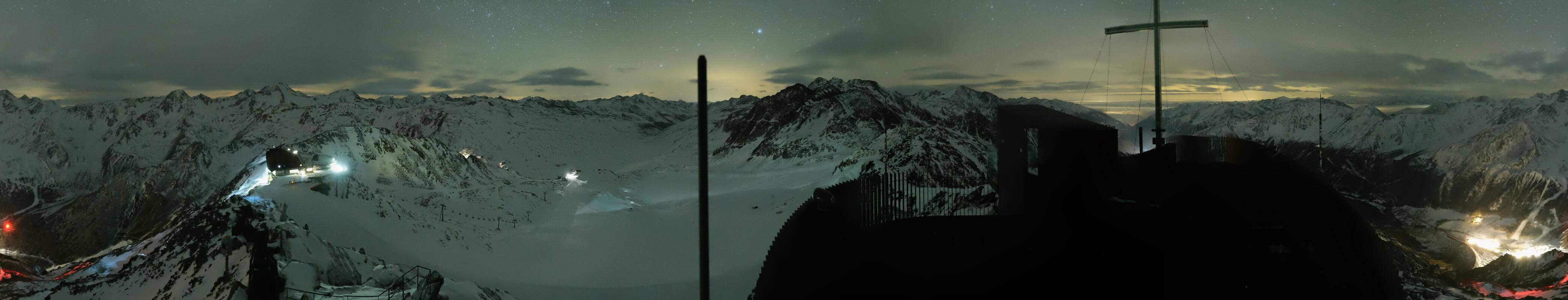 Archiv Foto Webcam Schnalstaler Gletscher - Aussichtsplattform Iceman Ötzi Peak