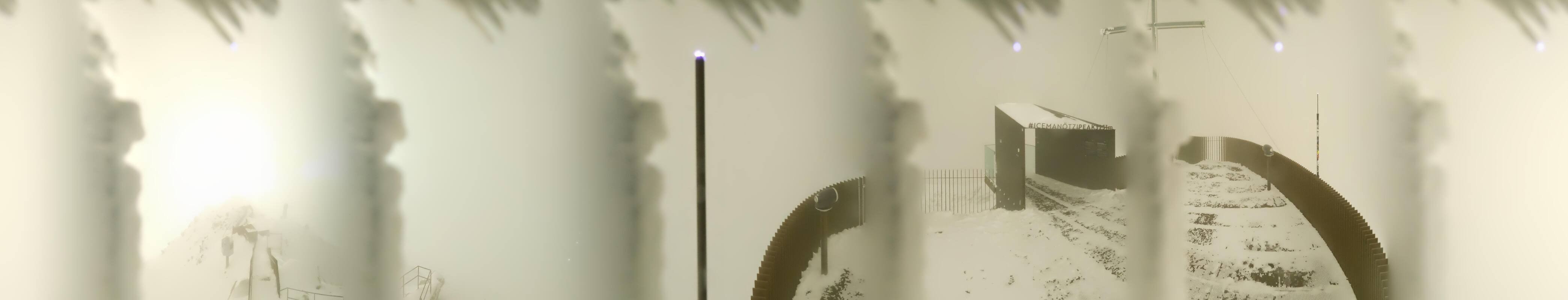 Archiv Foto Webcam Schnalstaler Gletscher - Aussichtsplattform Iceman Ötzi Peak