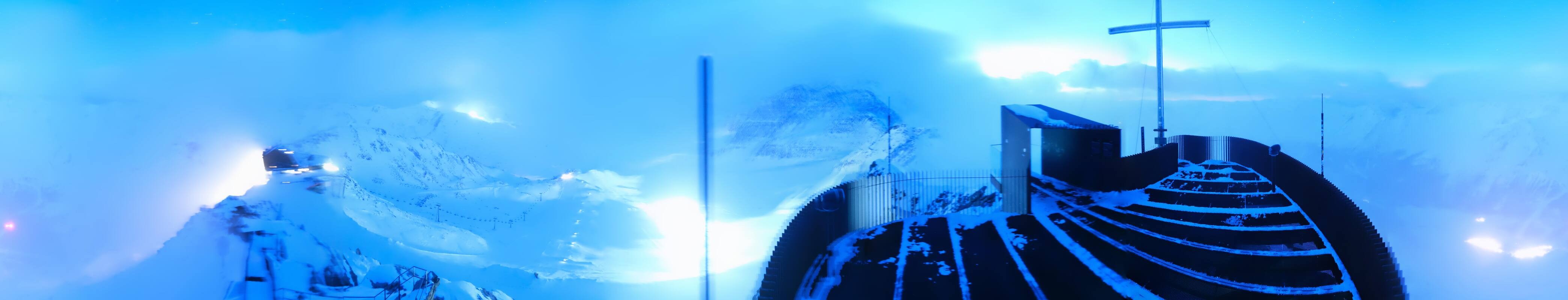 Archiv Foto Webcam Schnalstaler Gletscher - Aussichtsplattform Iceman Ötzi Peak