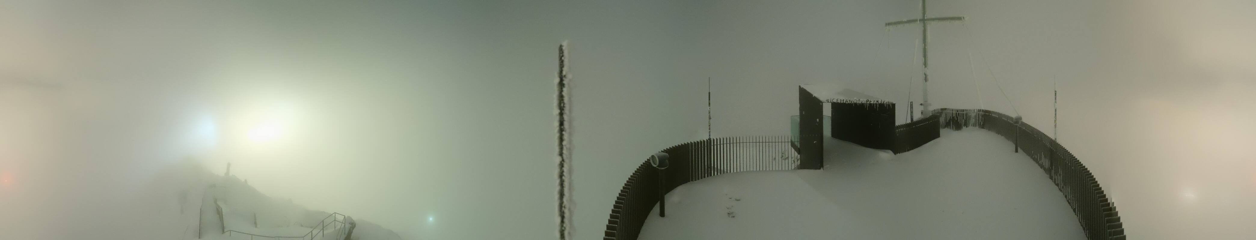 Archiv Foto Webcam Schnalstaler Gletscher - Aussichtsplattform Iceman Ötzi Peak