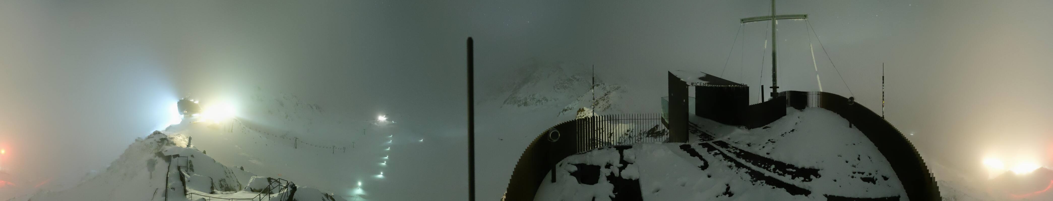 Archiv Foto Webcam Schnalstaler Gletscher - Aussichtsplattform Iceman Ötzi Peak